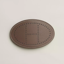HERMES EVELYNE GM HAIR CLIP ÉTOUPE