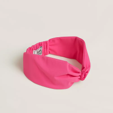 HERMES "FLOTS" MAGDA HEADBAND ROSE POP