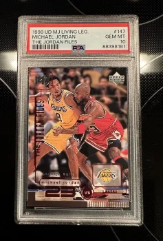 1998 Upper Deck Michael Jordan The Jordan Files w/ Kobe Bryant #147 PSA 10 GEM