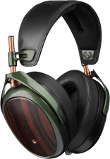 MEZE STRADA WIRED OVER-EAR CLOSED-BACK HEADPHONES MACASSAR EBONY WOOD DETACHABLE PADS