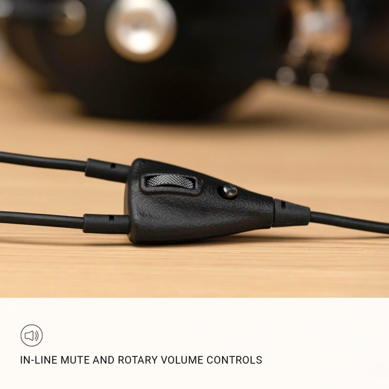 MEZE 99 CLASSICS WALNUT SILVER WIRED OVER-EAR HEADPHONES WITH BOOM MIC FOR GAMING WORK