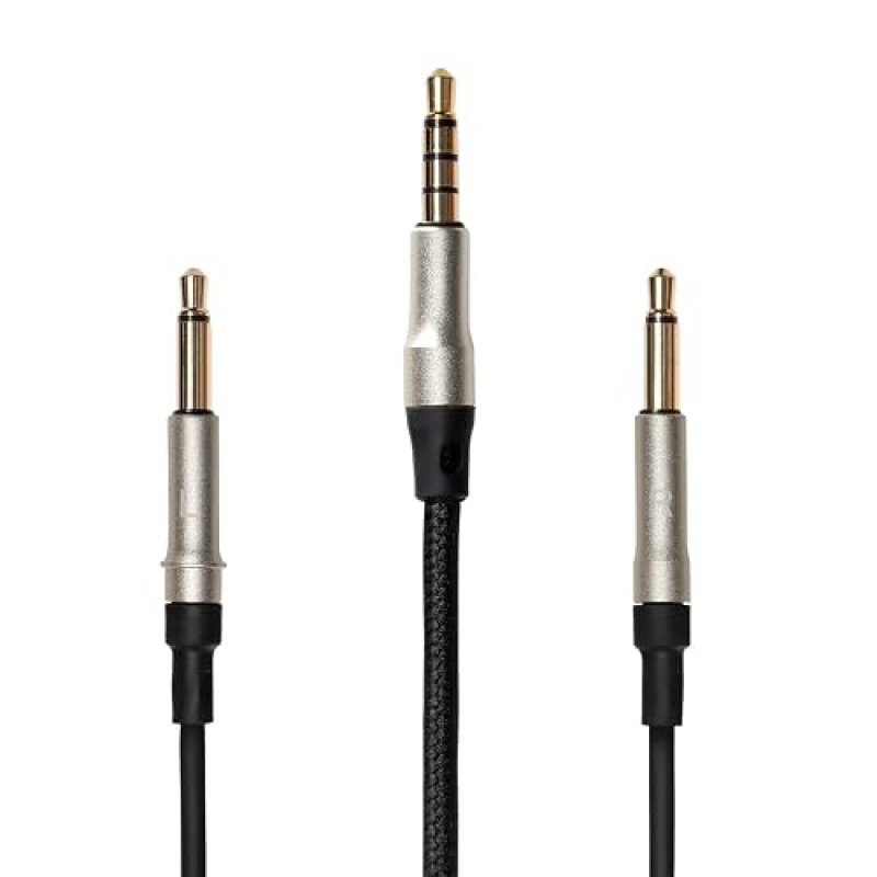 MEZE AUDIO 1.8M KEVLAR CABLE WITH MIC REMOTE FOR 99 NEO 99 CLASSICS WALNUT SILVER