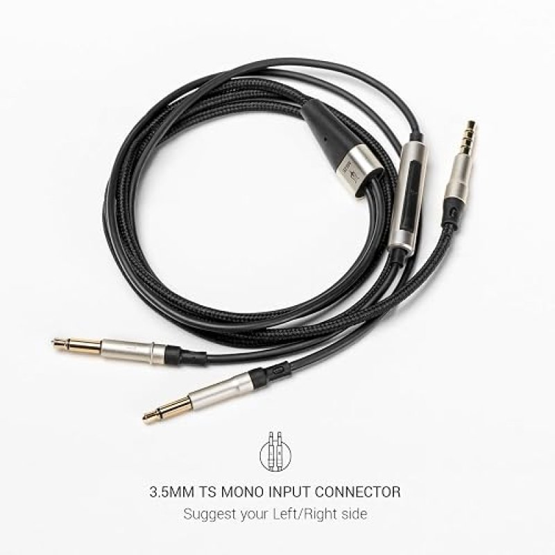 MEZE AUDIO 1.8M KEVLAR CABLE WITH MIC REMOTE FOR 99 NEO 99 CLASSICS WALNUT SILVER