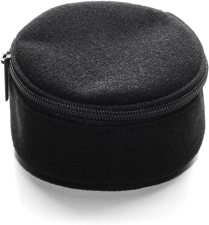 MEZE AUDIO SOFT SYNTHETIC FABRIC CARRYING POUCH FOR HEADPHONE CABLES ACCESSORIES WITH ZIPPER