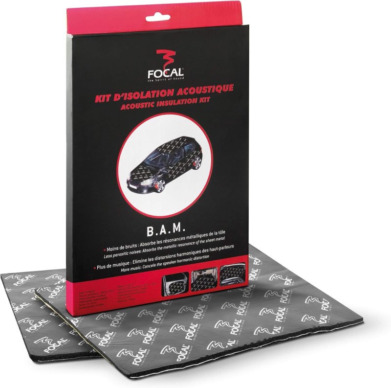 FOCAL BAM ACOUSTIC INSULATION KIT FOR SOUNDPROOFING AND NOISE REDUCTION