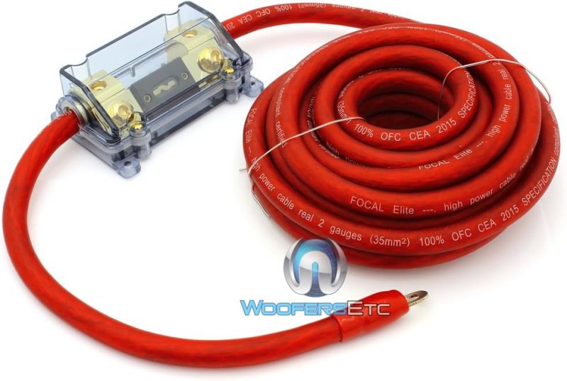 FOCAL AUDIO EK35 ELITE SERIES 2 AWG AMPLIFIER WIRING KIT FOR CAR AUDIO SYSTEMS