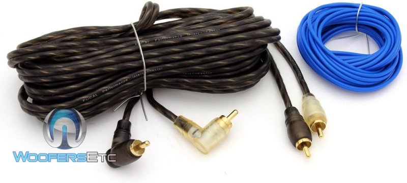 FOCAL AUDIO PK8 8 AWG POWER AMPLIFIER WIRING KIT PERFORMANCE SERIES CABLE SET
