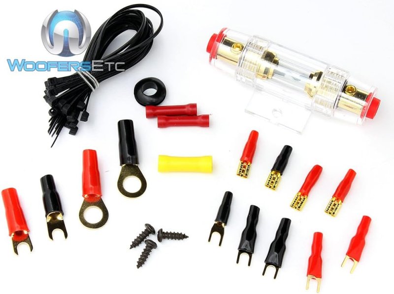 FOCAL AUDIO PK8 8 AWG POWER AMPLIFIER WIRING KIT PERFORMANCE SERIES CABLE SET