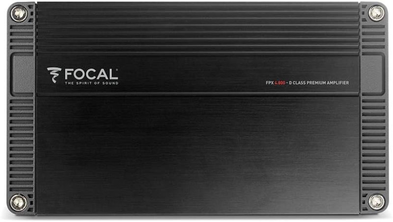 FOCAL FPX4.800 CLASS D AMPLIFIER 4X120W AT 4 OHMS HIGH POWER CAR AUDIO AMP