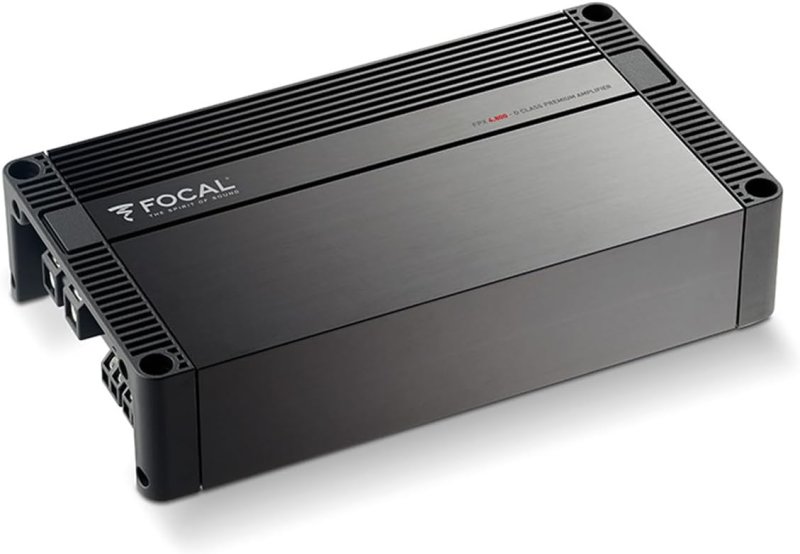 FOCAL FPX4.800 CLASS D AMPLIFIER 4X120W AT 4 OHMS HIGH POWER CAR AUDIO AMP