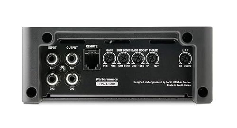 FOCAL FPX1.1000 CLASS D AMPLIFIER 700W 2Ω, 1000W 1Ω SINGLE CHANNEL AMP