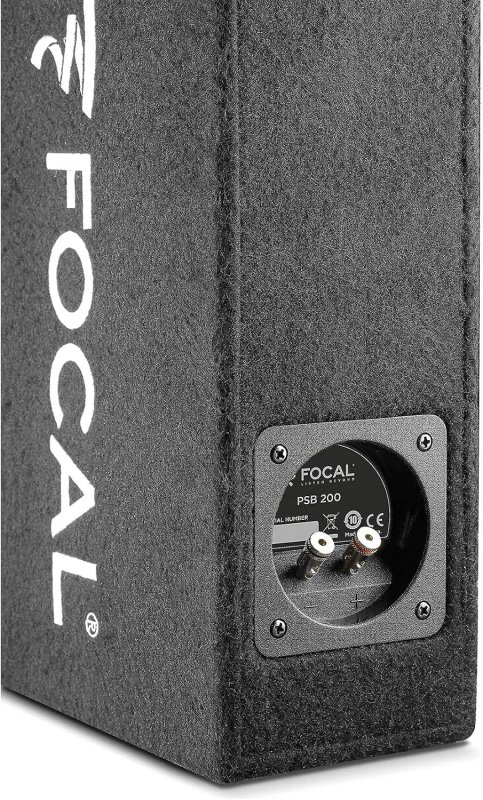FOCAL 8 SHALLOW PASSIVE SUBWOOFER IN SEALED ENCLOSURE FOR DEEP BASS SOUND