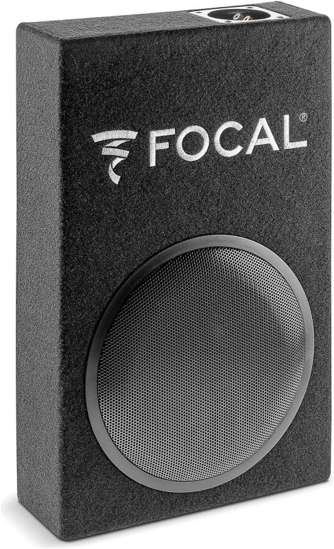 FOCAL 8 SHALLOW PASSIVE SUBWOOFER IN SEALED ENCLOSURE FOR DEEP BASS SOUND