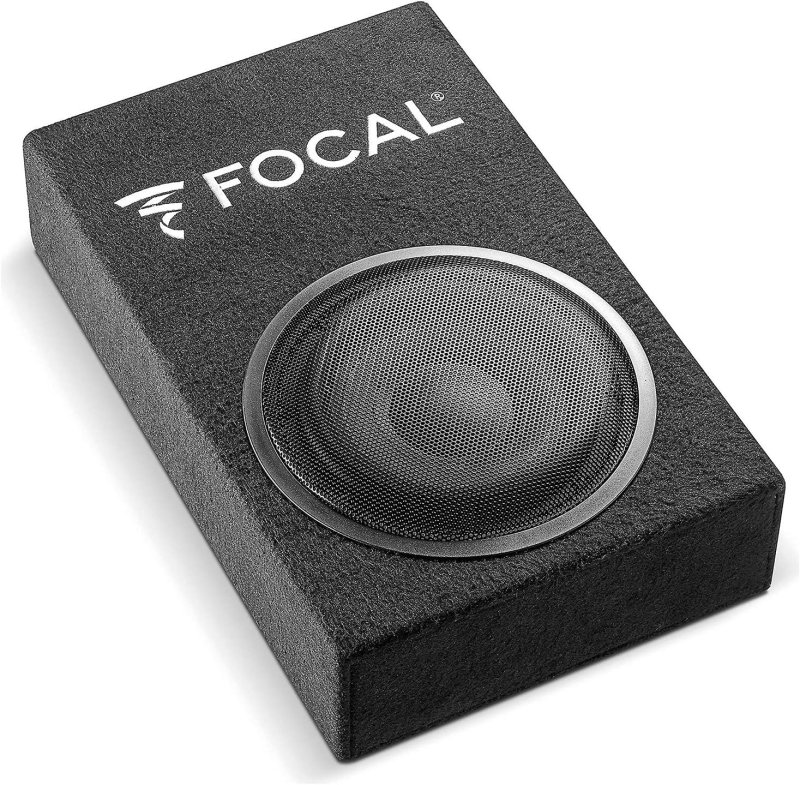 FOCAL 8 SHALLOW PASSIVE SUBWOOFER IN SEALED ENCLOSURE FOR DEEP BASS SOUND