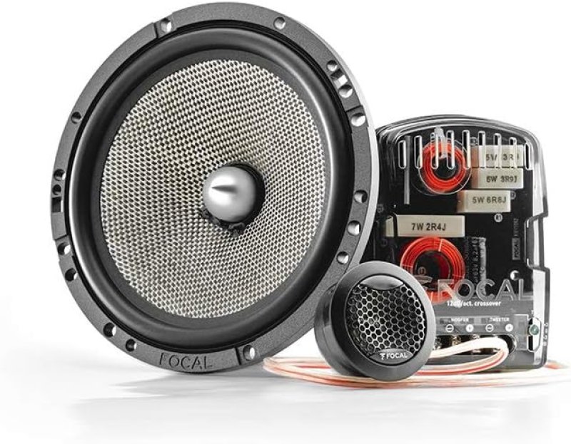 FOCAL 165AS 6.5-INCH 2-WAY COMPONENT SPEAKER KIT FOR CAR AUDIO SYSTEM