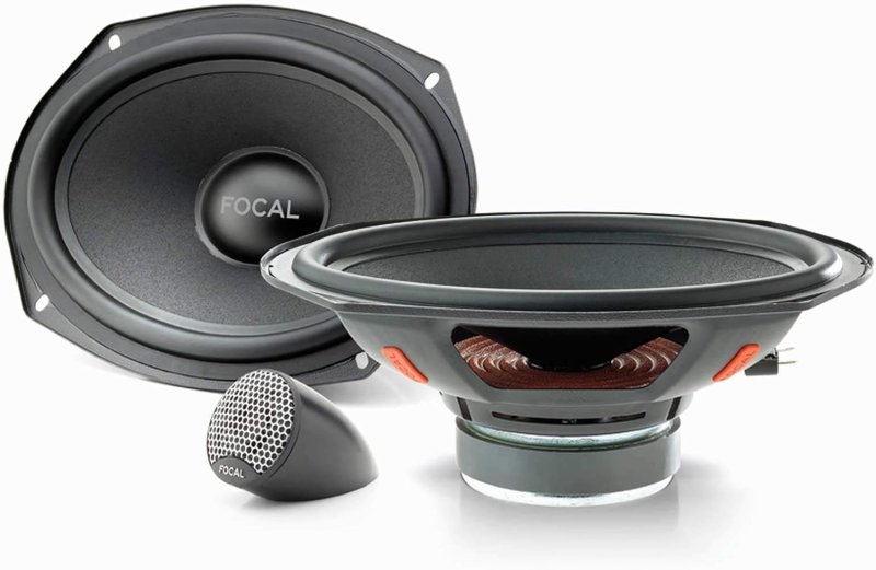 FOCAL ISU 690 6X9 INCH 2-WAY COMPONENT SPEAKER KIT 80W RMS 160W MAX POWER