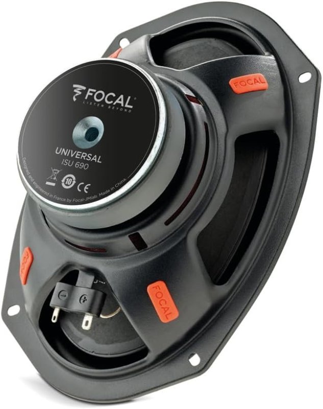 FOCAL ISU 690 6X9 INCH 2-WAY COMPONENT SPEAKER KIT 80W RMS 160W MAX POWER