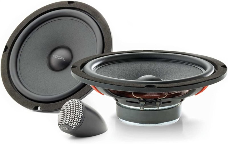 FOCAL ISU 200 8 2-WAY COMPONENT SPEAKER KIT 80W RMS, 160W MAX POWER CAR AUDIO SYSTEM