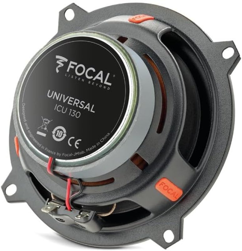 FOCAL ICU-130 5.25 COAXIAL CAR SPEAKERS PAIR 60W RMS 120W MAX INTEGRATION SERIES
