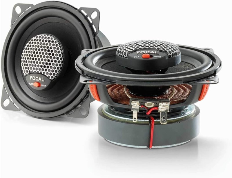 FOCAL ICU 100 4 INCH COAXIAL SPEAKER KIT, 500W RMS, 100W MAX POWER