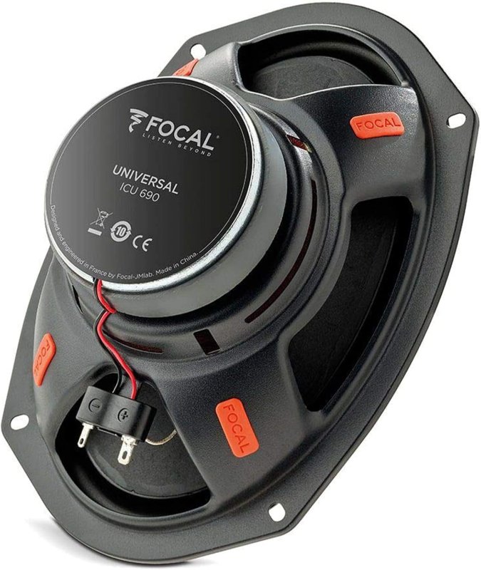 FOCAL ICU-690 6X9 INCH COAXIAL CAR SPEAKERS PAIR 80W RMS 160W MAX INTEGRATION SERIES