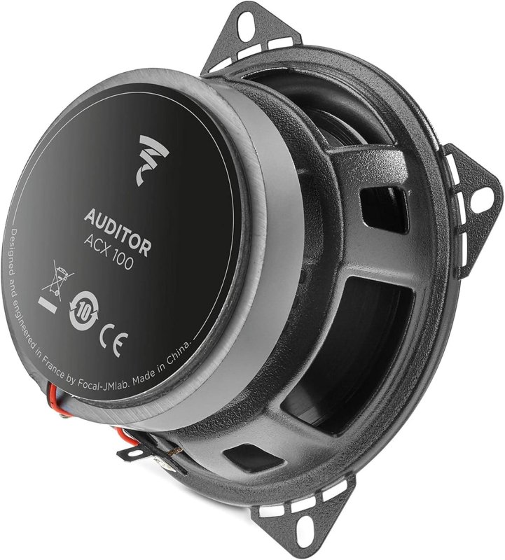 FOCAL ACX100 AUDITOR EVO 4 2-WAY COAXIAL SPEAKER KIT HIGH-PERFORMANCE AUDIO SYSTEM