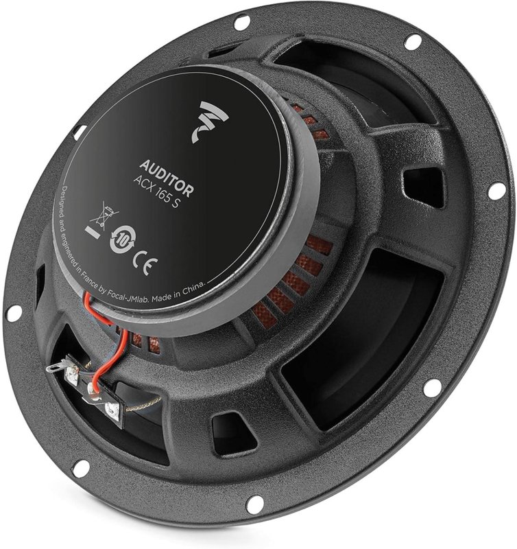 FOCAL ACX165S AUDITOR EVO 6.5 SLIM 2-WAY COAXIAL SPEAKER KIT FOR CAR AUDIO