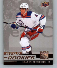 UPPER DECK STAR ROOKIES 11 BRADEN SCHNEIDER NEW YORK RANGERS HOCKEY CARD BOX SET 2022-23