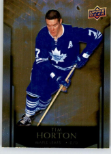 UPPER DECK TIM HORTONS LEGENDS 1 TIM HORTON TORONTO MAPLE LEAFS HOCKEY CARD 2023