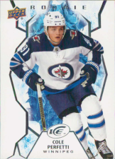 UPPER DECK ICE 104 COLE PERFETTI WINNIPEG JETS ROOKIE HOCKEY CARD 2021-22