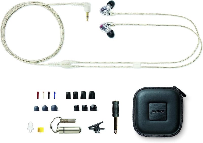 SHURE SE846 GEN 2 WIRED SOUND ISOLATING EARPHONES CLEAR HIGH-FIDELITY AUDIO