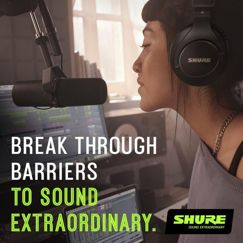 SHURE SM7B DYNAMIC VOCAL MICROPHONE FOR PODCASTING, STREAMING, AND PROFESSIONAL RECORDING