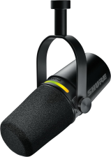 SHURE MV7 USB-C XLR DYNAMIC PODCAST MICROPHONE BLACK PROFESSIONAL STREAMING MIC