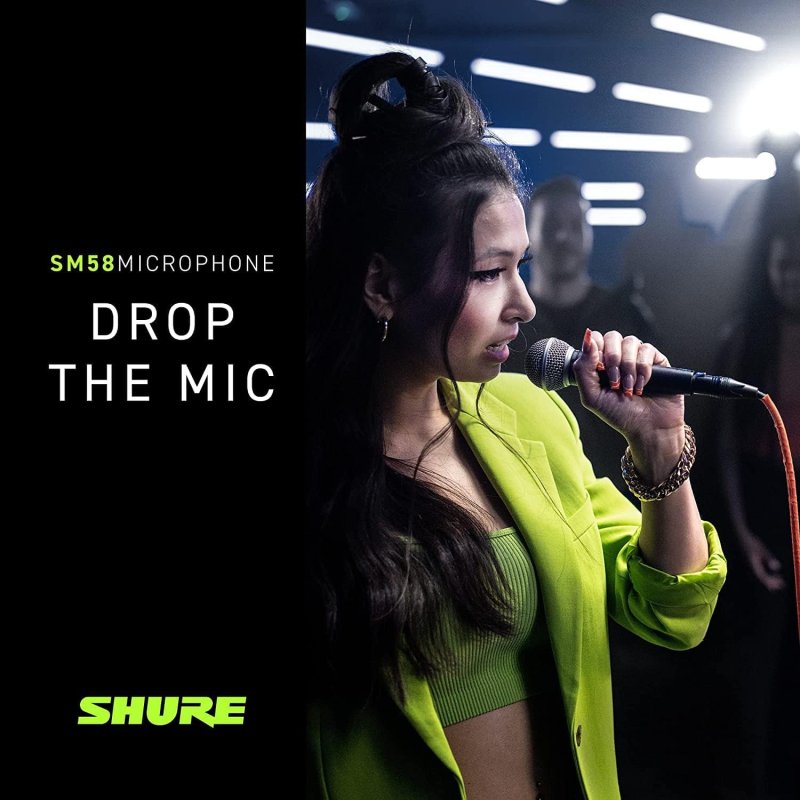 SHURE SM58 PRO XLR DYNAMIC VOCAL MICROPHONE PROFESSIONAL STAGE STUDIO MIC