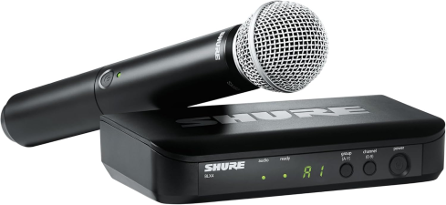 SHURE BLX24 SM58 WIRELESS VOCAL MICROPHONE SYSTEM WITH H10 BAND PROFESSIONAL AUDIO GEAR