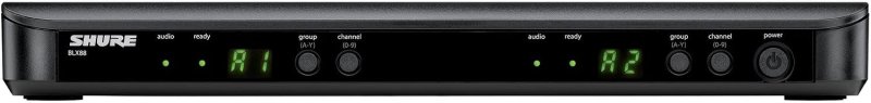 SHURE BLX288 SM58 DUAL WIRELESS VOCAL MICROPHONE SYSTEM H10 BAND FOR LIVE PERFORMANCE