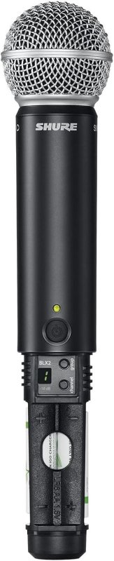 SHURE BLX288 SM58 DUAL WIRELESS VOCAL MICROPHONE SYSTEM H10 BAND FOR LIVE PERFORMANCE
