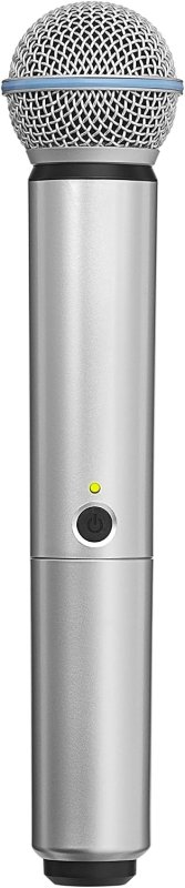 SHURE WA713-SIL SILVER COLORED HANDLE FOR BLX2 SM58 BLX2 BETA58A WIRELESS TRANSMITTERS