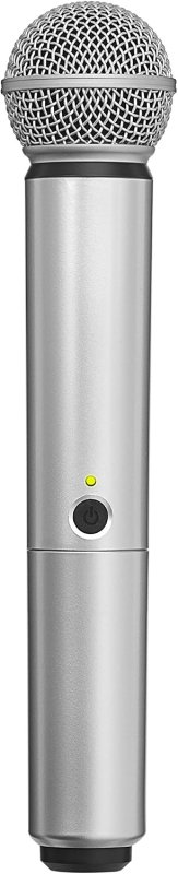 SHURE WA713-SIL SILVER COLORED HANDLE FOR BLX2 SM58 BLX2 BETA58A WIRELESS TRANSMITTERS