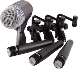 SHURE DMK57-52 DRUM MICROPHONE KIT FOR LIVE PERFORMANCE AND STUDIO RECORDING
