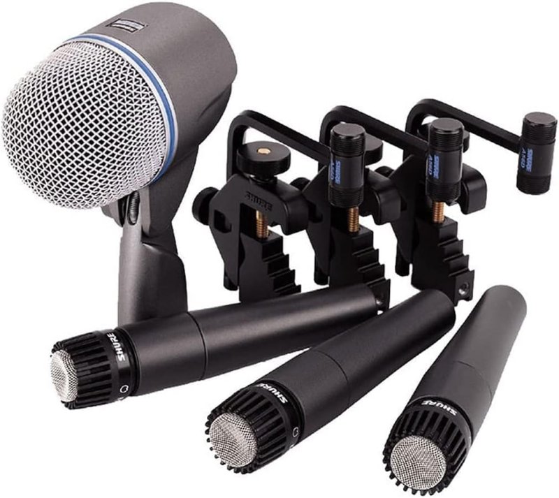 SHURE DMK57-52 DRUM MICROPHONE KIT FOR LIVE PERFORMANCE AND STUDIO RECORDING