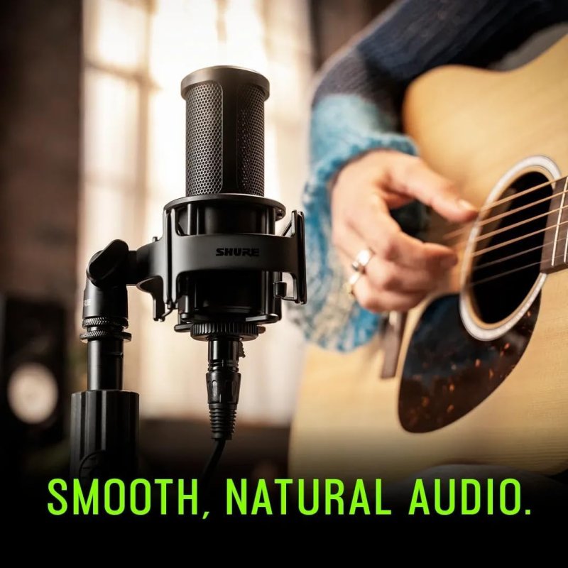 SHURE SM4-K STUDIO CONDENSER MICROPHONE XLR MIC FOR HOME RECORDING VOCALS INSTRUMENTS