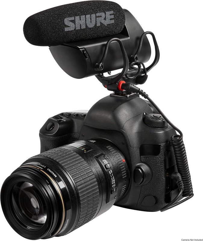 SHURE VP83F LENSHOPPER CAMERA SHOTGUN MICROPHONE WITH DIGITAL FLASH RECORDING SHOCK MOUNT