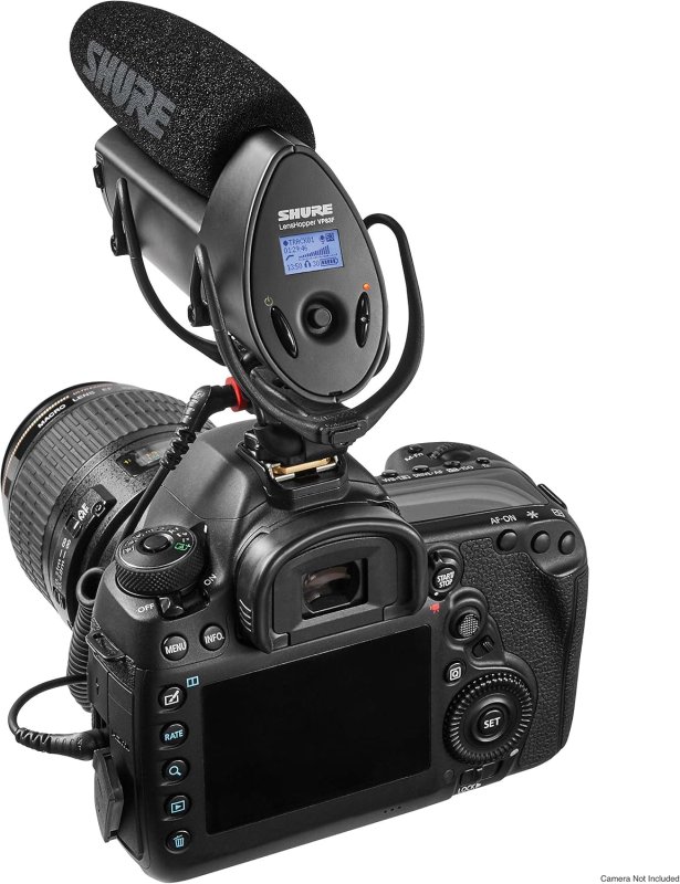 SHURE VP83F LENSHOPPER CAMERA SHOTGUN MICROPHONE WITH DIGITAL FLASH RECORDING SHOCK MOUNT