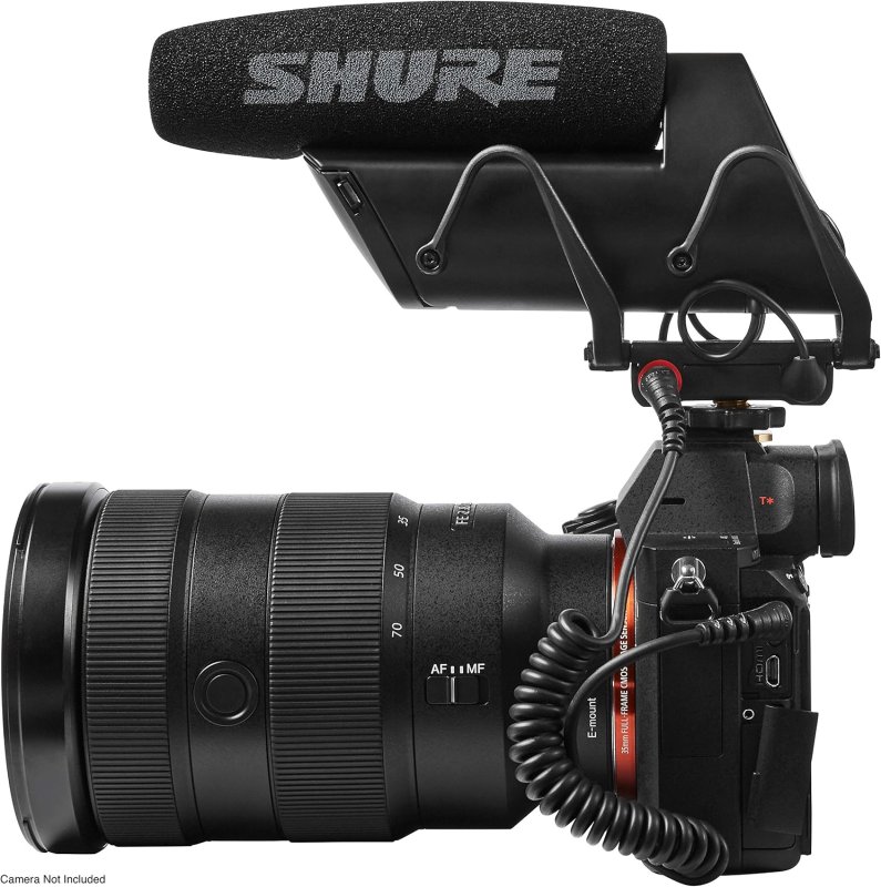 SHURE VP83F LENSHOPPER CAMERA SHOTGUN MICROPHONE WITH DIGITAL FLASH RECORDING SHOCK MOUNT