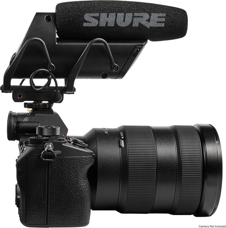 SHURE VP83F LENSHOPPER CAMERA SHOTGUN MICROPHONE WITH DIGITAL FLASH RECORDING SHOCK MOUNT