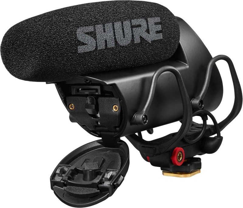 SHURE VP83F LENSHOPPER CAMERA SHOTGUN MICROPHONE WITH DIGITAL FLASH RECORDING SHOCK MOUNT