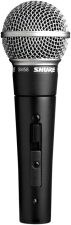 SHURE SM58S PRO XLR DYNAMIC VOCAL MICROPHONE WITH ON OFF SWITCH PROFESSIONAL STAGE MIC