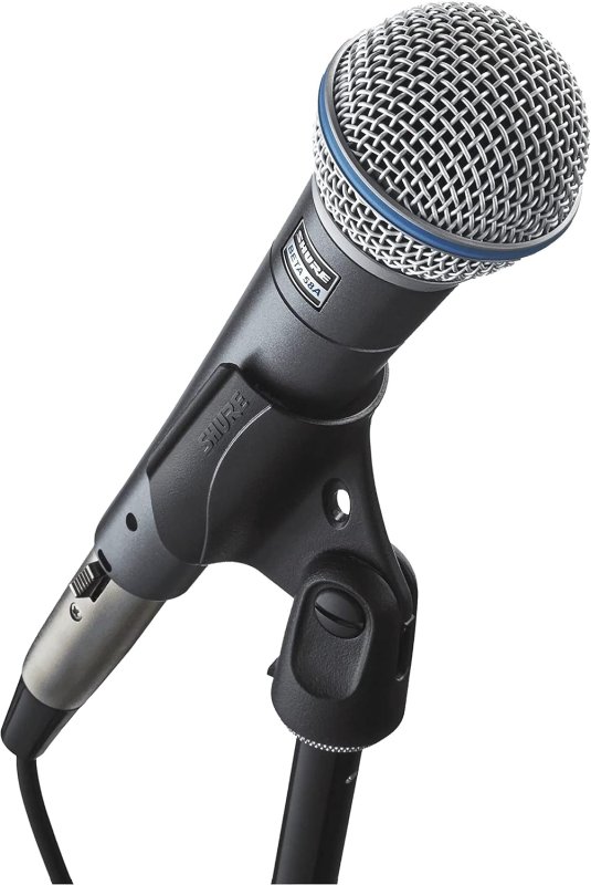 SHURE BETA 58A SUPERCARDIOID DYNAMIC VOCAL MICROPHONE FOR LIVE PERFORMANCE AND STUDIO USE