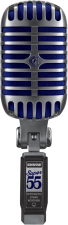 SHURE SUPER 55 DELUXE DYNAMIC VOCAL MICROPHONE SUPERCARDIOID PROFESSIONAL MIC FOR SINGING